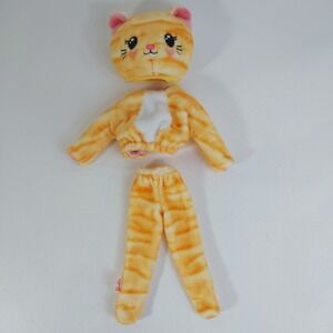 BARBIE‎ Cutie Reveal Orange Cat Fur Suit  Furry Plush Costume
